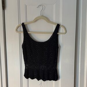Chic Black Sleeveless Tank Top